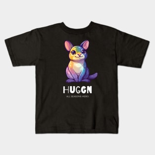 Funny outfit for cuddlers, wallaby, gift "HUGGN" Kids T-Shirt